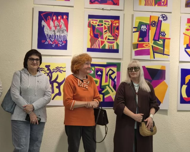 Mogotex OJSC employees visited Valery Nikolaevich Plaksin's exhibition