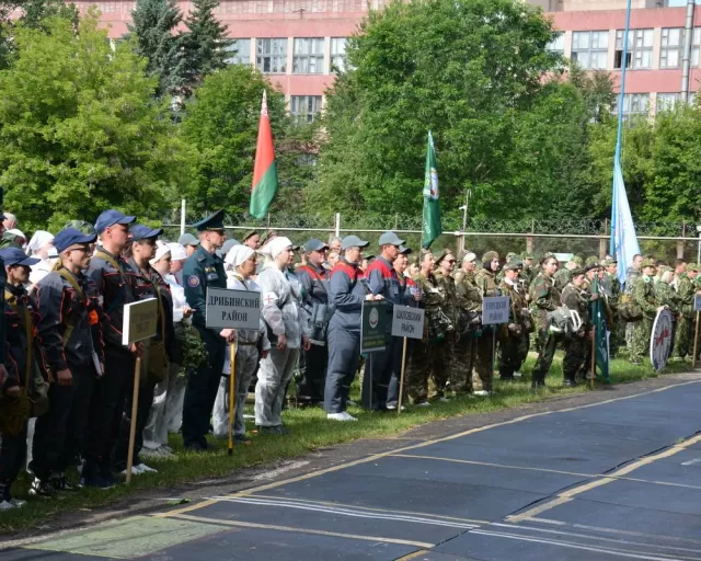 В Могилеве прошли областные соревнования санитарных дружин