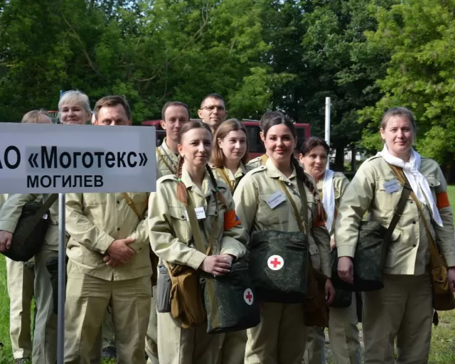 В Могилеве прошли областные соревнования санитарных дружин