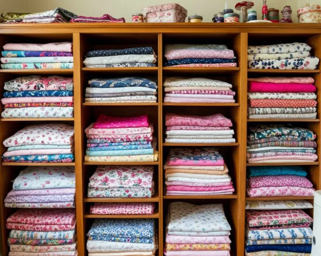 Хранение в маленькой швейной комнате: Вертикальные органайзеры для максимального использования пространства