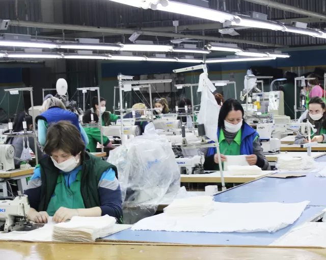 ОАО «Моготекс» временно перепрофилировалось на производство средств индивидуальной защиты