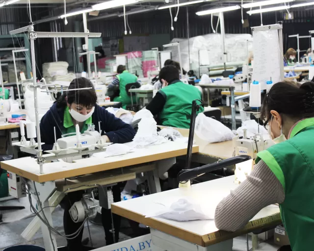 ОАО «Моготекс» временно перепрофилировалось на производство средств индивидуальной защиты