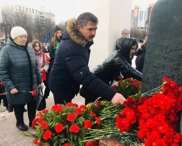 15 февраля коллектив ОАО "Моготекс" принял участие в митинге-реквиеме, посвященном Дню памяти воинов-интернационалистов