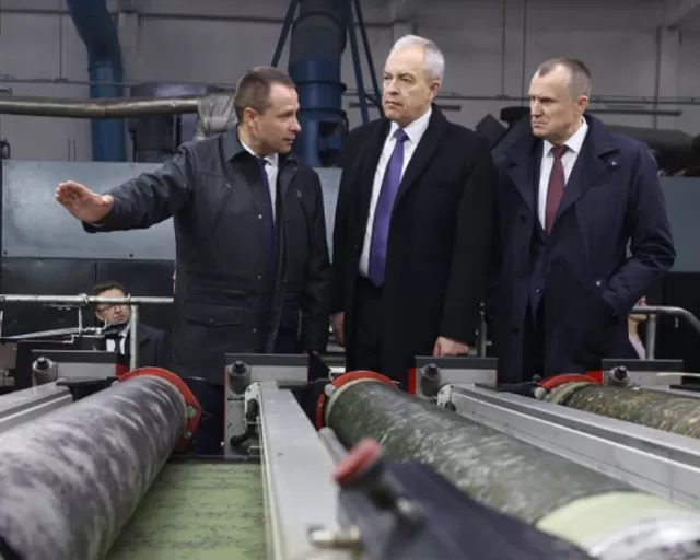 Глава Администрации Президента Игорь Сергеенко посетил ОАО «Моготекс»