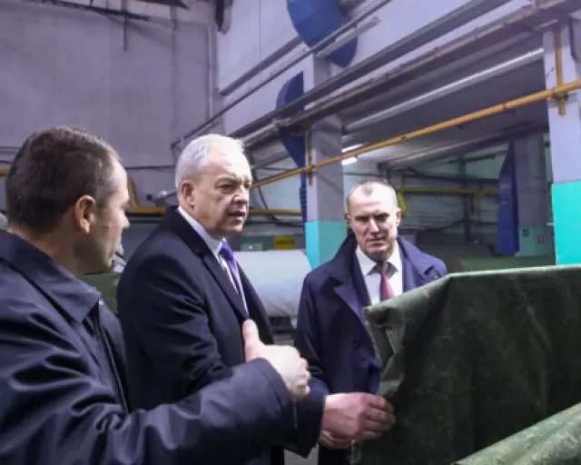 Глава Администрации Президента Игорь Сергеенко посетил ОАО «Моготекс»