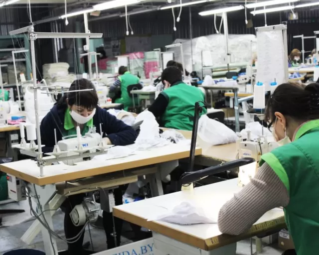 ОАО «Моготекс» временно перепрофилировалось на производство средств индивидуальной защиты