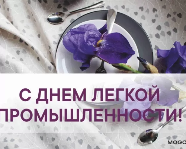 Поздравление с Днем легкой промышленности!
