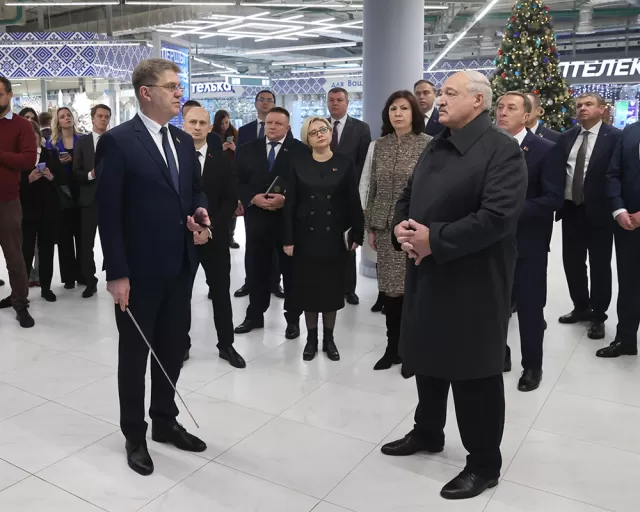 29 декабря в Минске прошло открытие ТЦ "Першы нацыянальны гандлевы дом"