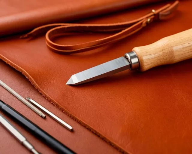 Кройка кожи: специальные лезвия, подложки и профессиональные техники