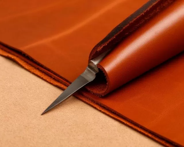 Кройка кожи: специальные лезвия, подложки и профессиональные техники