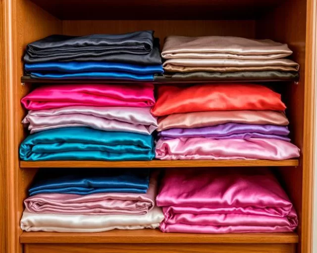 Секреты хранения шелка и атласа: почему нельзя вешать на плечики