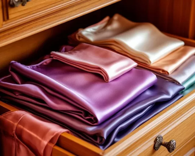 Секреты хранения шелка и атласа: почему нельзя вешать на плечики