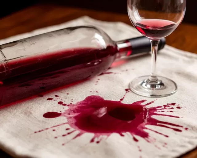 Выведение пятен от вина с ткани: проверенные методы с солью, кипятком и перекисью
